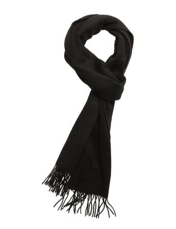 Slhtope Wool Scarf B Black Selected Homme