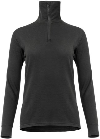 Aclima Aclima WoolTerry Polo Woman Jet Black - Ullundertøy