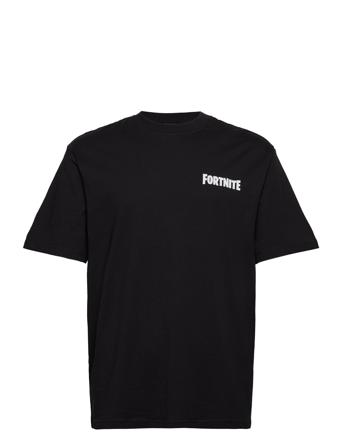 Onsfortnite Rlx Ss Tee T-shirts Short-sleeved Svart ONLY & SONS*Betinget Tilbud