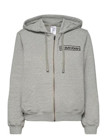 L/S Hoodie Topp Grå Calvin Klein