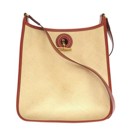 Hermès Vintage, Shoulder Bags Beige, Dames, Maat:ONE Size
