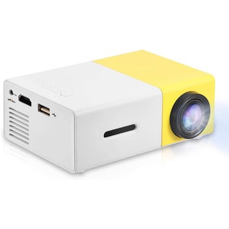 Mini Projektor Portabel 1080P LED Projektor Hemma Bio Inomhus/Utomhus Filmprojektor Stöd Laptop