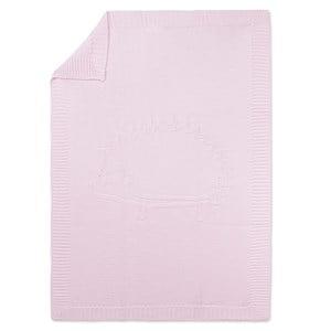 Tartine et Chocolat Light pink Hedgehog Knit Blanket One Size - First toys and baby toys - One size - Pink