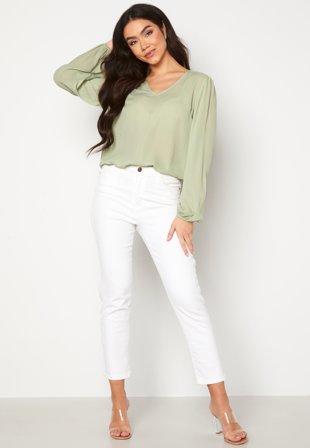 BUBBLEROOM Lexine blouse Light green Klær