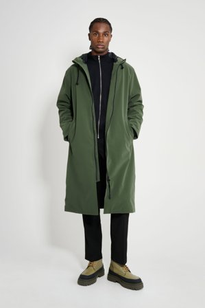 Stockholm Long Matte Winter Coat Green
