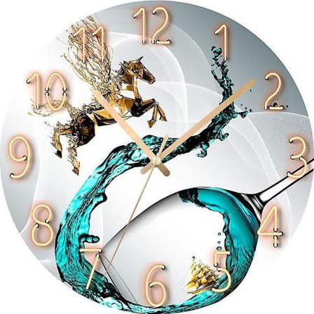 Kreativ Stum Quartz Væg Ur: Hjemmekontor Dekoration