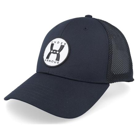 Under Armour - Black trucker Czapka Z Daszkiem - Blitzing Black Trucker @ Hatstore