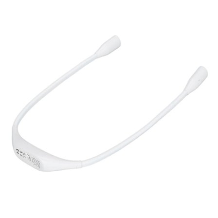 Sticklampa för nacken USB-laddning Ögonvänlig Portabel LED Hands Free Lampa för Läsning Virkning Vit-WELLNGS