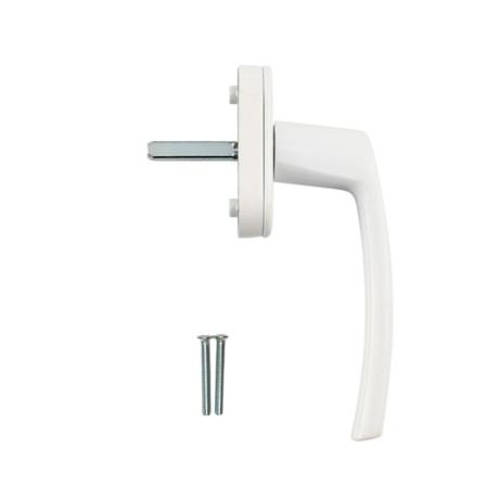 Fönsterhandtag 2-pack Aluminiumlegering Fönsterhandtag Massivt Aluminiumhandtag Vit Aluminium Dörrhandtag