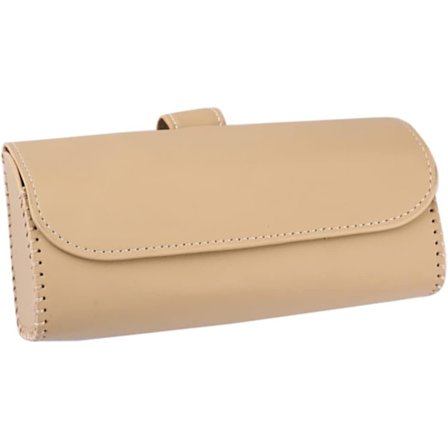 Rabatt Bil Solskydd Glasögonhållare, Läder Solglasögon Förvaring