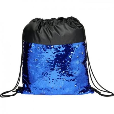 Bullet Mermaid Sequin Ryggsäck One Size Solid Svart/blå