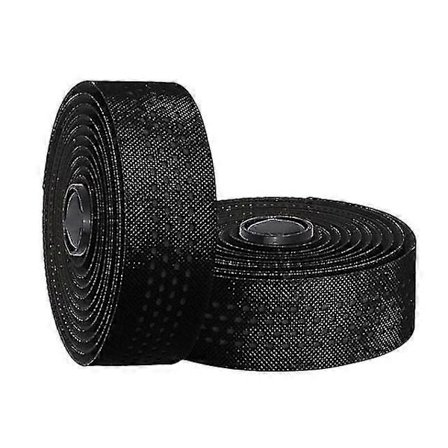 Cykelstyr Tape Racercykel To-farvet Styrbånd 2 Ruller PU Læder Overflade Eva Skum Cykelstyr Wraps Med Endepropper [db]