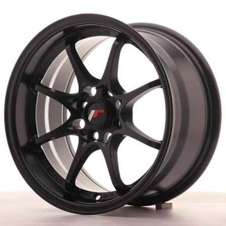 1 alu fælg Japan Racing JR5 15x8 ET28 4x100 MattBlack med ring 73,1