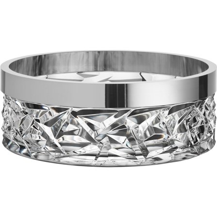 Orrefors Carat Skål' - 'Glass, sølv