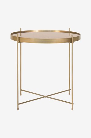 House Nordic - Sofabord Louisville, ø48xh48cm - Grå - Sofaborde - Fra Homeroom