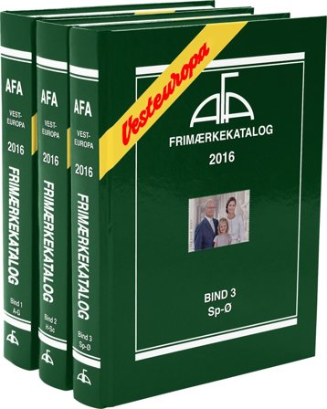 AFA Vesteuropa 2016 Bind 1 og Bind 2