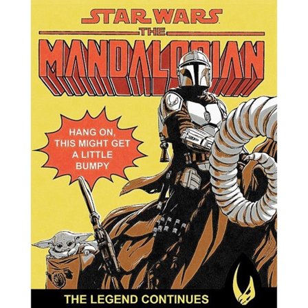 Star Wars The Mandalorian Hang On inramad duktryck 50cm x 40