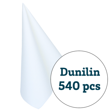 SERVIETT DUNILIN HVIT 40X40CM