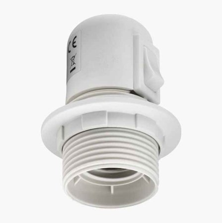 Biltema - Lampeholder E27 bryter