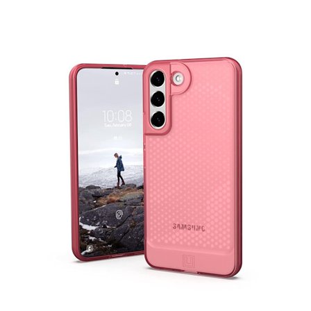 [U] av UAG Designad för Samsung Galaxy S22 Ultra Case Clear Ice Lucent Slim Fit Lätt Snygg Transparent Slagtålig skyddande