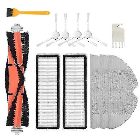 12 st Huvudborstdelar för Xiaomi Dreame F9 Robotdammsugare