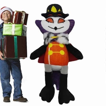 Laadukas Anime 13 tuuman Stolas Helluva The Circus -pehmolelut Söpöt Asmodeus Blitzo Peluches Sarjakuva Eläin Pehmeät Täytetyt Nuket Pojille Lahjat A