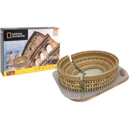 3D Light-Up-pussel - Colosseum - Byggspel - EXPLORA - 131 bitar - Ålder 8+