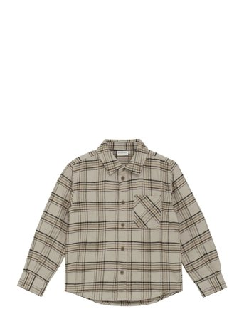 Shirt Ls Check Brown Minymo
