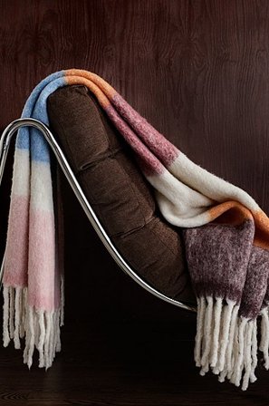 Jotex - Decke Aus Wollmischung Mehrfach - OLOF - Kaufe Plaids und Decken bei Jotex