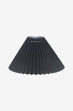 PR Home - Lampunvarjostin Astrid, laskostettu 35 cm - Musta - Lampunvarjostimet - - Homeroom