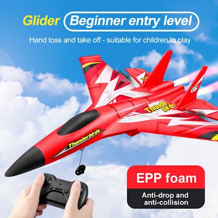G6 RC Flygplan 2,4 GHz Foam Fast Wing med lampor Radiofjärrkontroll Plan Utomhus Fighter Glider Model Kit Leksaker för barn