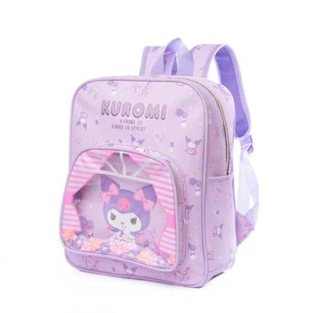 Kawaii Kuromi vanntett ryggsekk Cinnamoroll skoleveske skulderveske 1 34cm x 27cm x 14cm
