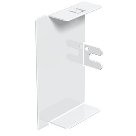 Obo Bettermann 6249817 Päätykappale valkoinen teräslevy 60 x 100 mm, Asennustuotteet