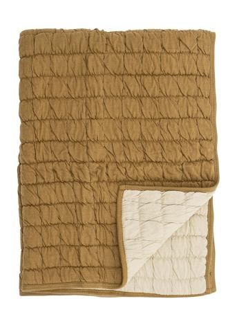 Baille Blanket, Brown, Cotton Home Sleep Time Blankets & Quilts Brown Bloomingville