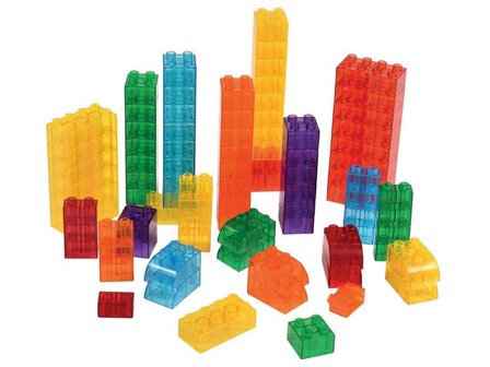 MYPAUZE Transparenta byggklossar 90/fp - Lyreco - Skola och förskola - Klassrummet / Lära - Sensoriska produkter