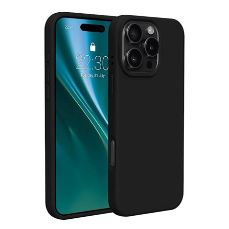 Silicone Case iPhone 16 Pro Max- Black