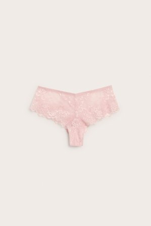 Kappahl | Cheeky trosor i spets | Ljusrosa