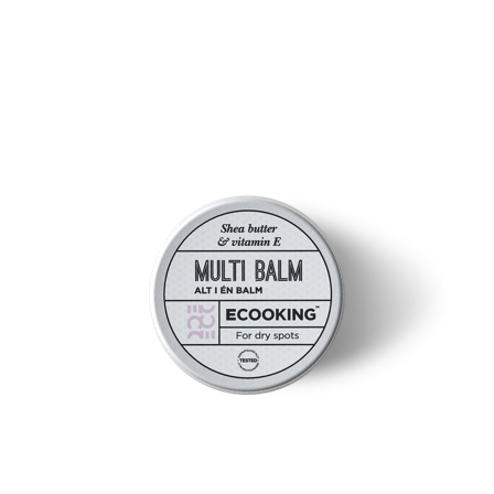 Ecooking Alt I Én Balm 30 ml - Fugtgivende til Ansigt og Krop, Blødgørende og Beroligende, Til Tør Hud