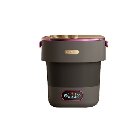 13L Stor Kapacitet Vikbar Tvättmaskin - Portabel Mini Tvättmaskin för Underkläder, Strumpor