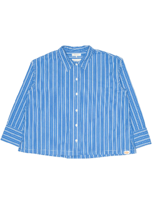 Nudie Jeans Jutta Shirt Striped Skjortor Dam Flerfärgad L