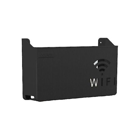 Langaton WiFi-reitittimen hylly Säilytyslaatikko Seinälle ripustettava ABS-muovinen järjestelylaatikko Kaapelin virtakiinnike Järjestelylaatikko Kodin