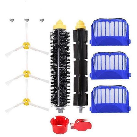 Rullebørste Sidebørste Filterhjul for 600-serien 606 610 620 630 650 660 675 676 Støvsugertilbehør JN