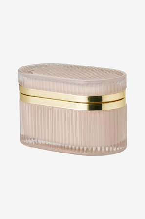 House Nordic - Kærlighed Glasæske, - Hvid - Badeværelsestilbehør - Fra Homeroom