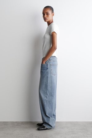 COS Women's Jeans Facade A Gamba Dritta in Blu