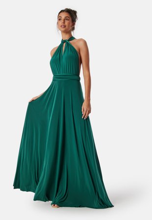 Goddiva - Multi Tie Maxi Dress - M (UK12)