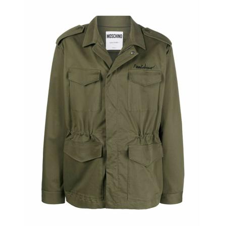 Moschino, Jacket Groen, Heren, Maat:M,Cotton