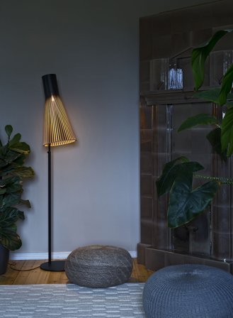 Secto 4210 gulvlampe H185 - sort