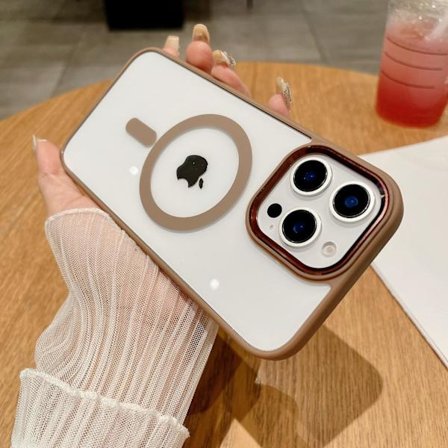 Kotelo iPhone 17 Pro -puhelimelle, Desert Gold, magneettinen suoja