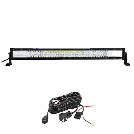 LED-ljusramp, kombinationsstråle, kompatibilitet med terrängfordon, 32 tum 405w trådkit