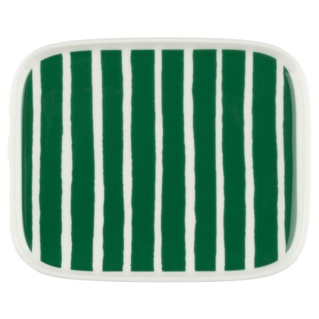 Marimekko Piccolo tallerken 15x12 cm, hvid/grøn | KitchenOne